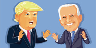 Trump and Biden index CFD